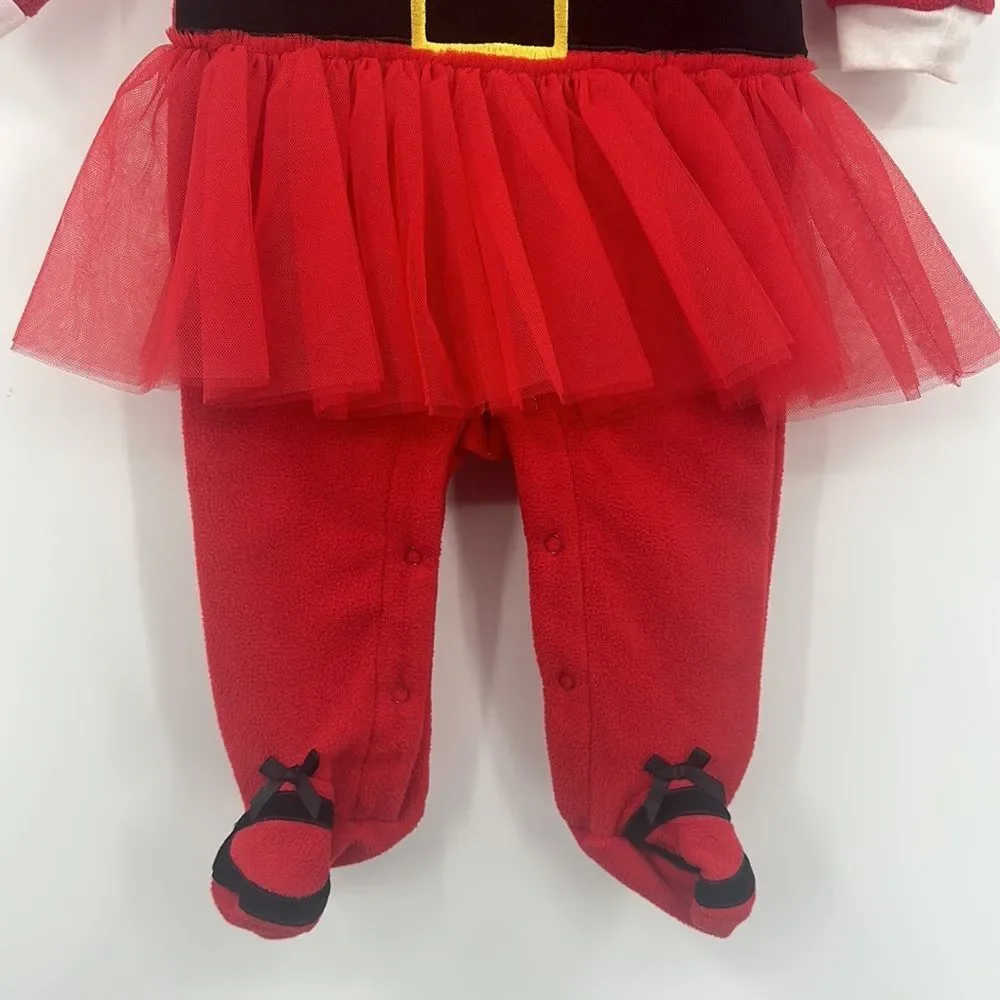 Baby Gear Fleece Girls Christmas Outfit‎ Sz 6-9m